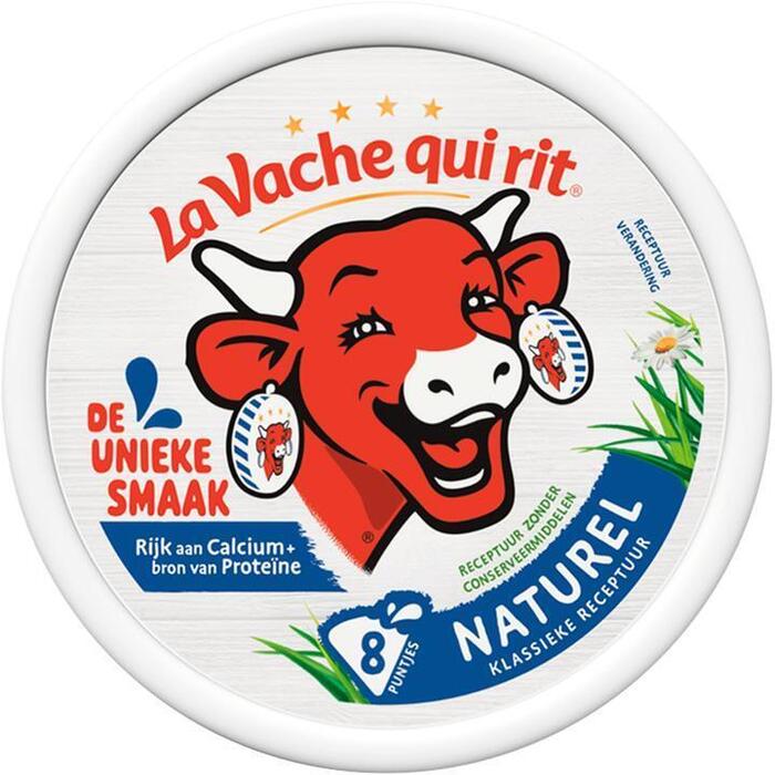 La Vache qui rit Smeerkaas 45+ Naturel 8 puntjes 120 g (120g)