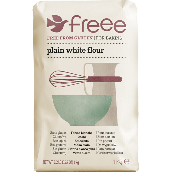 Doves Farm Freee plain white flour (1kg)