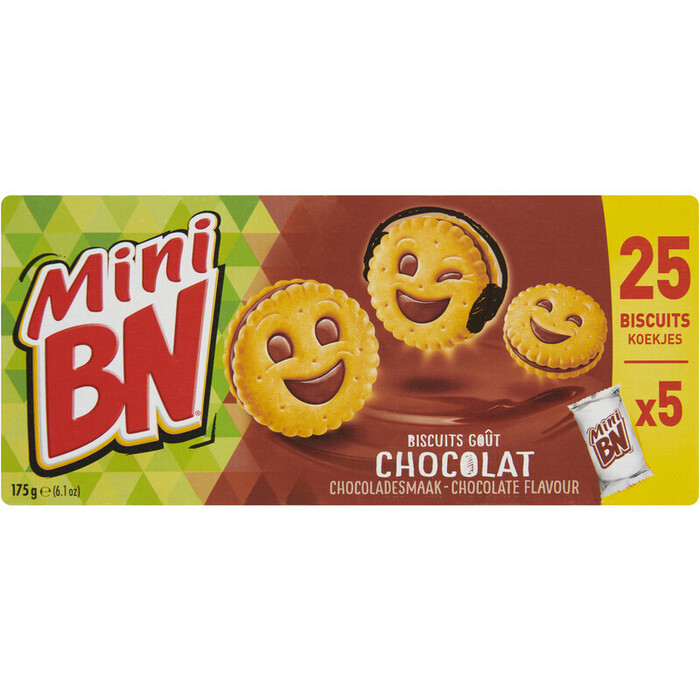 BN Mini biscuits chocolade (175g)