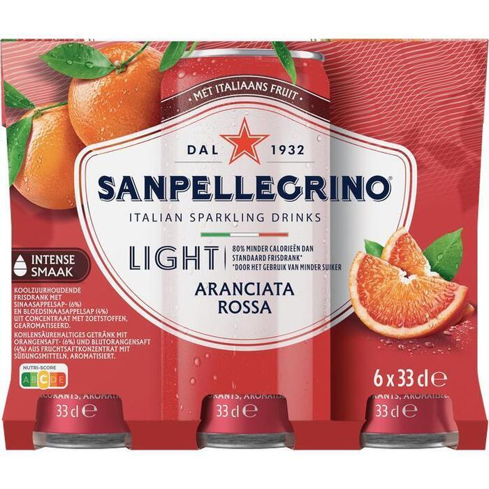 Sanpellegrino Limonade Aranciata Rossa Light 6 x 330 ml (6 × 33cl)