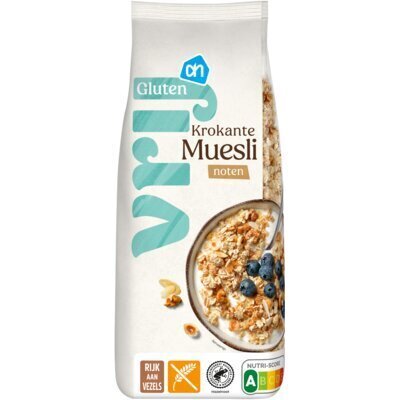 AH Glutenvrij Krokante muesli met noten (250g)