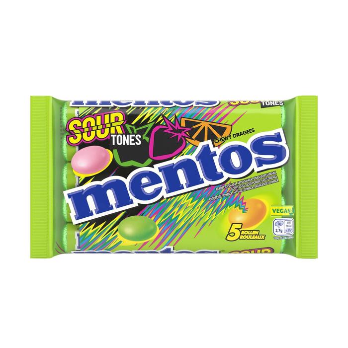 Mentos Sour Tones 5x37,5g
