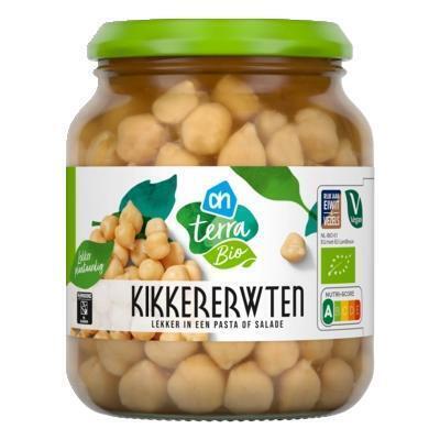AH Biologisch Kikkererwten 0% zout toegevoegd (330g)