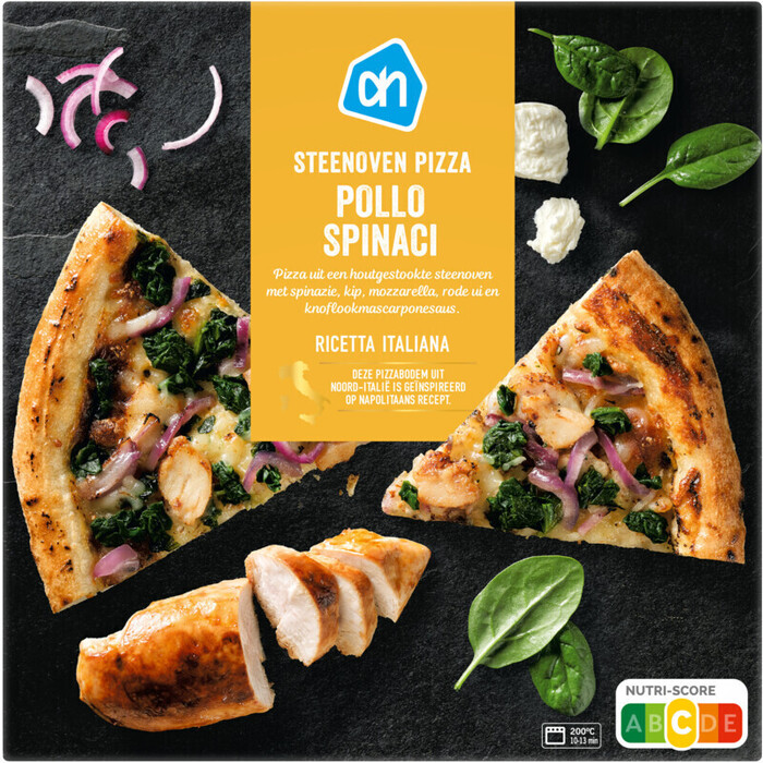 AH Steenoven pizza creamy chicken (381g)