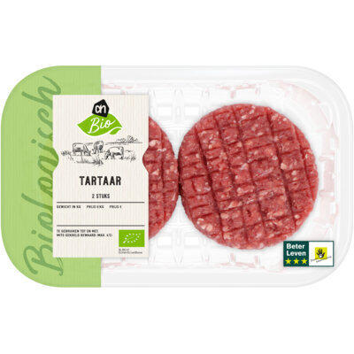 AH Biologisch Rundertartaar (2 × 100g)