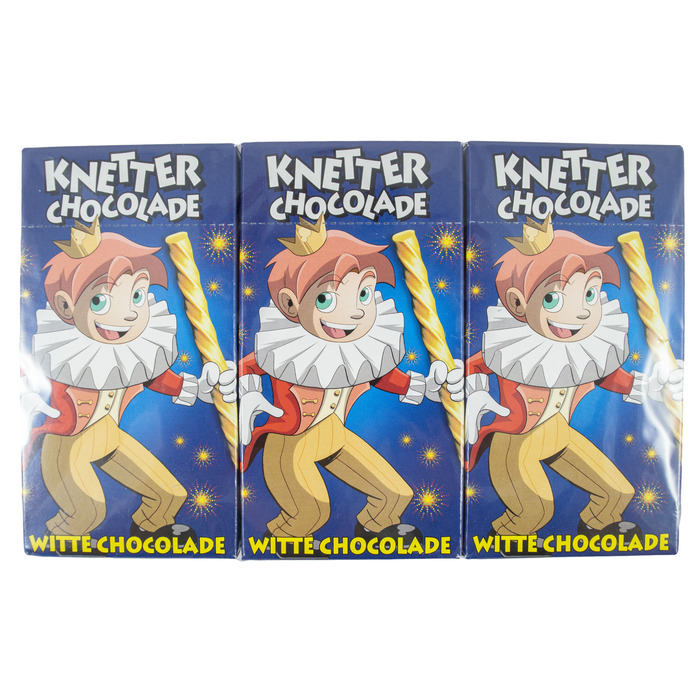 Knetter Chocolade Witte Chocolade (Pak, 150g)