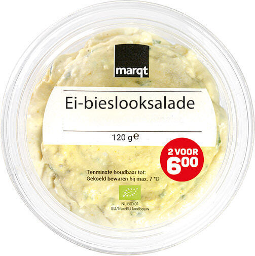 Ei-bieslooksalade (120g)