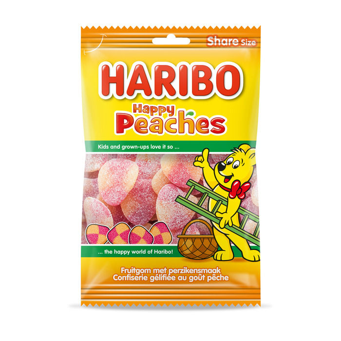 Haribo Perziken (plastic zak, 300g)