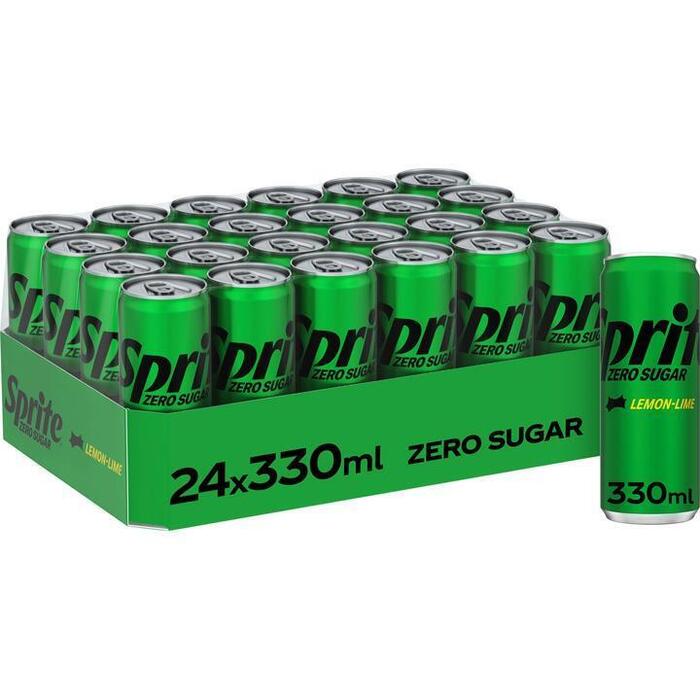 Sprite Zero Sugar Lemon-Lime 24 x 330ml (24 × 33cl)