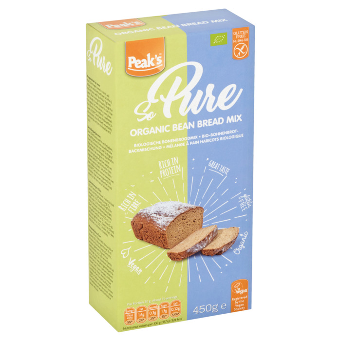 Peak's So Pure Biologische Bonenbroodmix 450 g (450g)