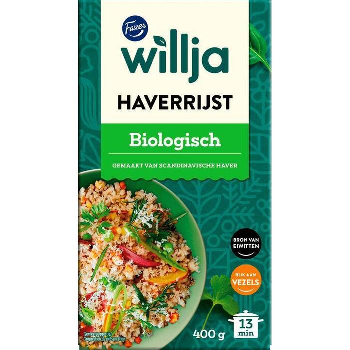 Fazer Willja Haverrijst Biologisch 400g (400g)