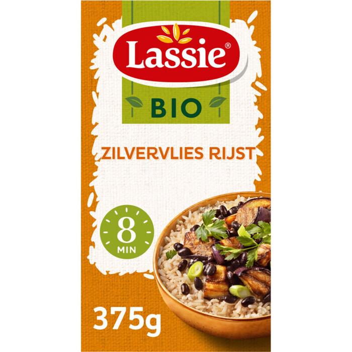 Lassie Biologische zilvervliesrijst (Pak, 375g)
