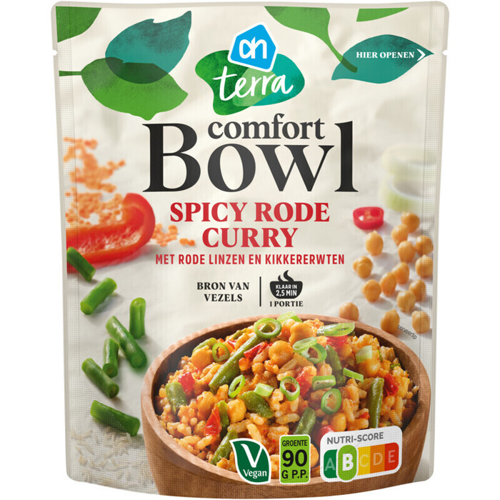 AH Terra Comfort bowl spicy rode curry (400g)