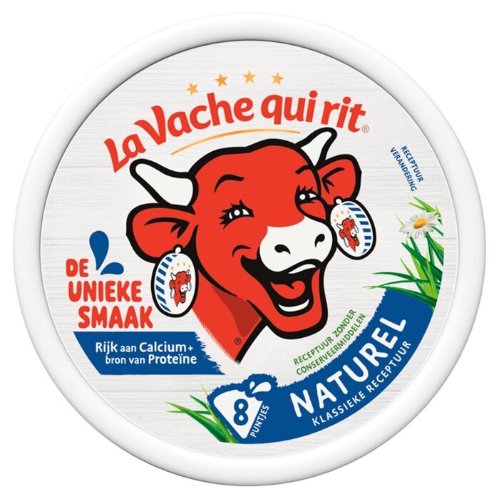 La Vache qui rit Smeerkaas 45+ Naturel 8 puntjes 120 g (120g)