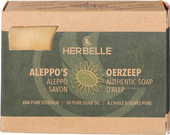 Aleppo's Oerzeep 100% Olijfolie (in display) Aleppo 200g (200g)