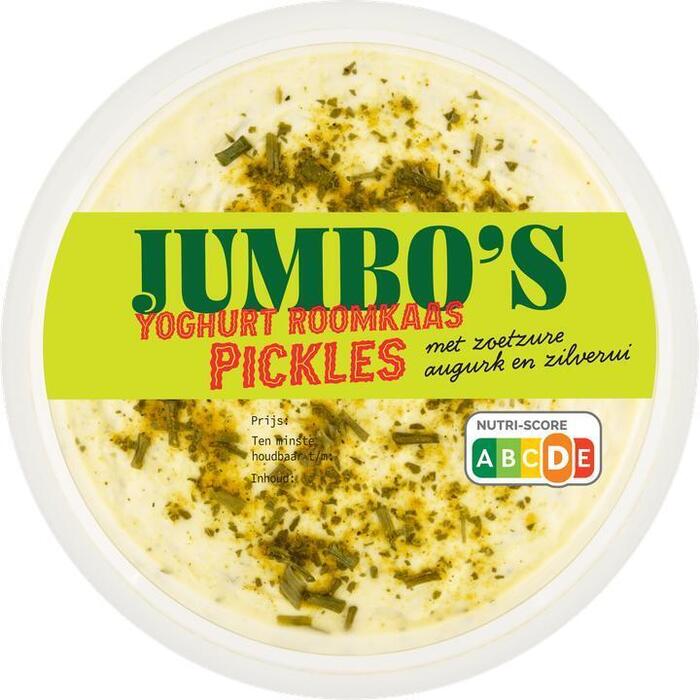 Jumbo's Yoghurt Roomkaas Pickles 140 g (140g)