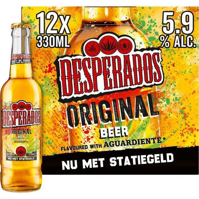 Desperados Original Bier Fles 12 x 330ml (12 × 33cl)