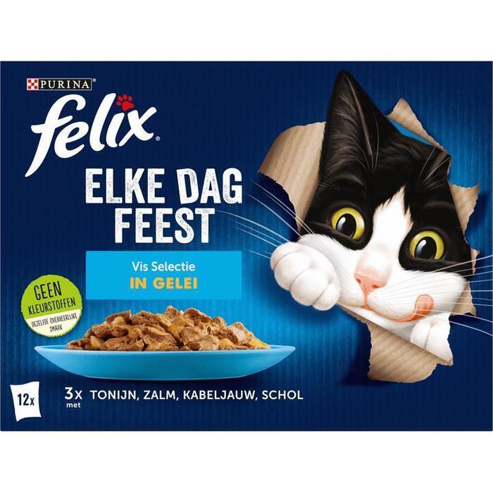 FELIX Elke Dag Feest Vis Selectie in Gelei 12x85g (12 × 85g)
