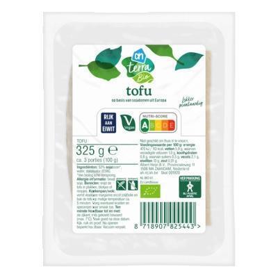AH Terra Biologische tofu naturel (325g)