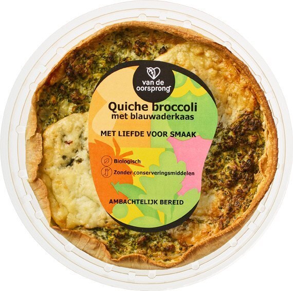 Quiche broccoli - blauwaderkaas (350g)