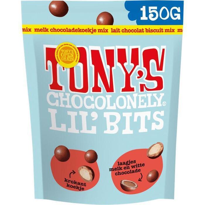 Tony's Chocolonely Lil'bits melk wit chocokoek (150g)