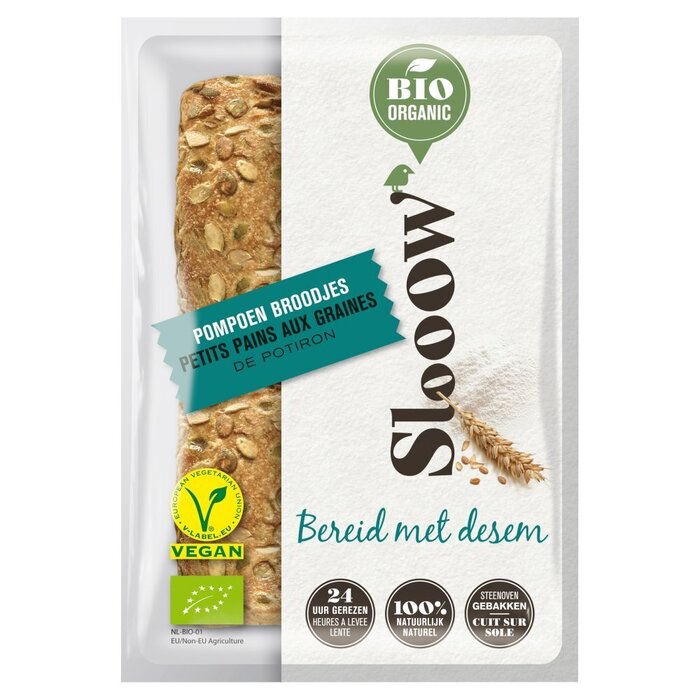 SlooOW - Pompoen Broodjes - 320 g (320g)