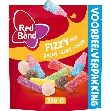 Red Band Fizzy Mix Zacht Zoet Zuur Voordeelverpakking 330 g (330g)