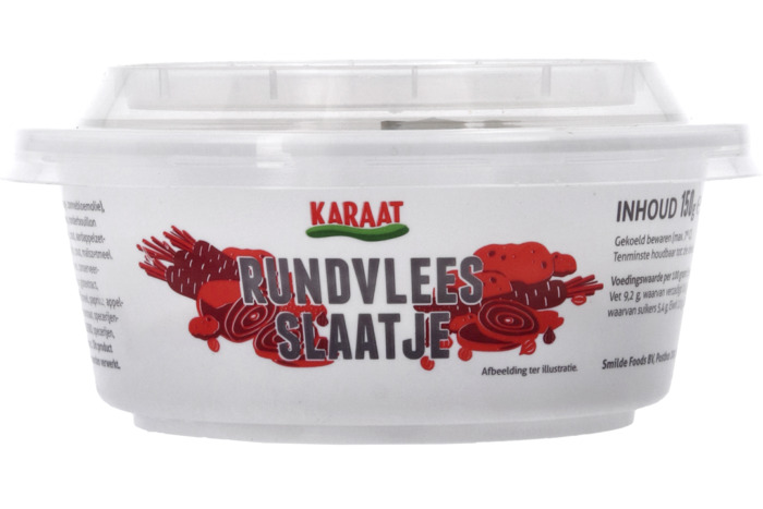 Karaat Rundvlees Slaatje 150g (Kuipje, 150g)