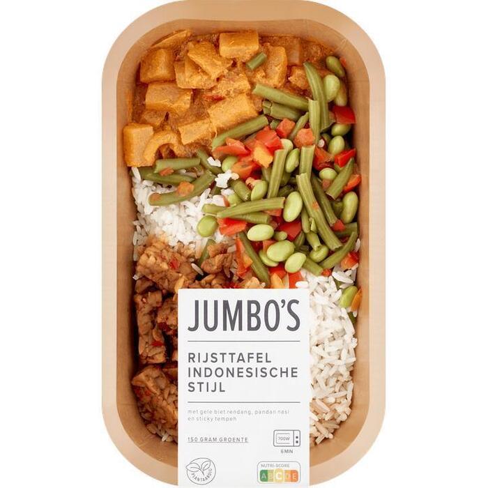 Jumbo's Verse Maaltijd Rijsttafel Indonesische Stijl 450g (450g)