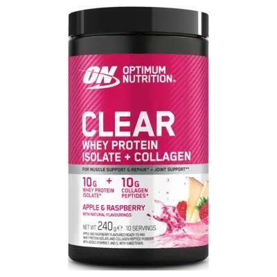 Optimum Nutrition Clear whey + collagen apple & raspberry (240g)