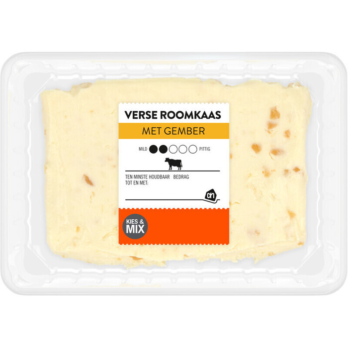 AH Verse roomkaas met gember (125g)