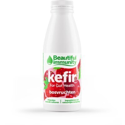 Beautiful Immunity Kefir ondersteunt de darmflora Bosvruchten 500 ml (0.5L)