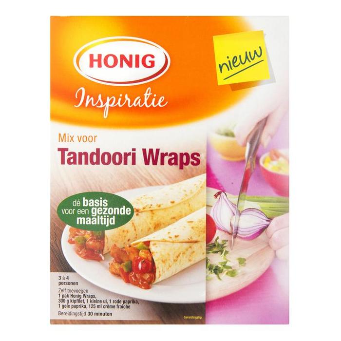 Honig Mix voor tandoori wraps (Doos, 42g)