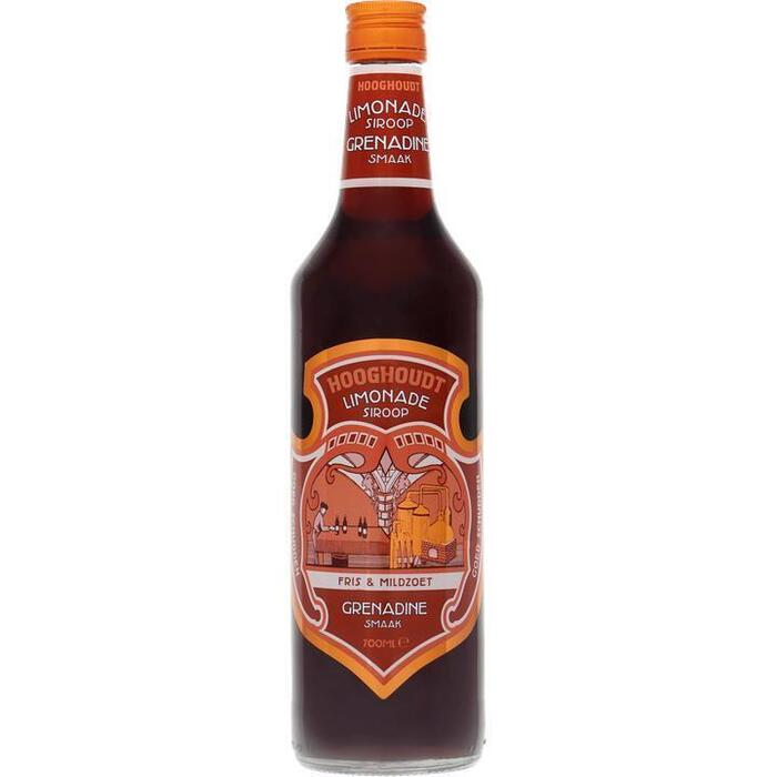 Hooghoudt Limonade Siroop Grenadine Smaak 700ml (0.7L)