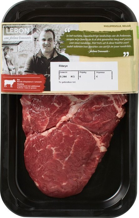 Runder ribeye (250g)