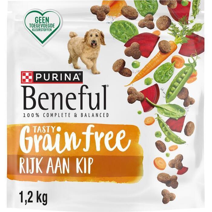 PURINA® Beneful® Grain Free Rijk aan Kip met Groenten 1,2 kg (1.2kg)