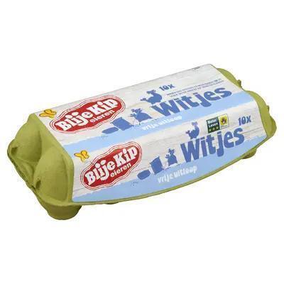 Blije Kip eieren Witjes vrij uitloop eieren