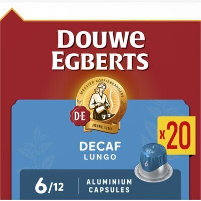 Douwe Egberts Lungo Decaf Koffiecups Voordeelpak 20 Stuks (104g)