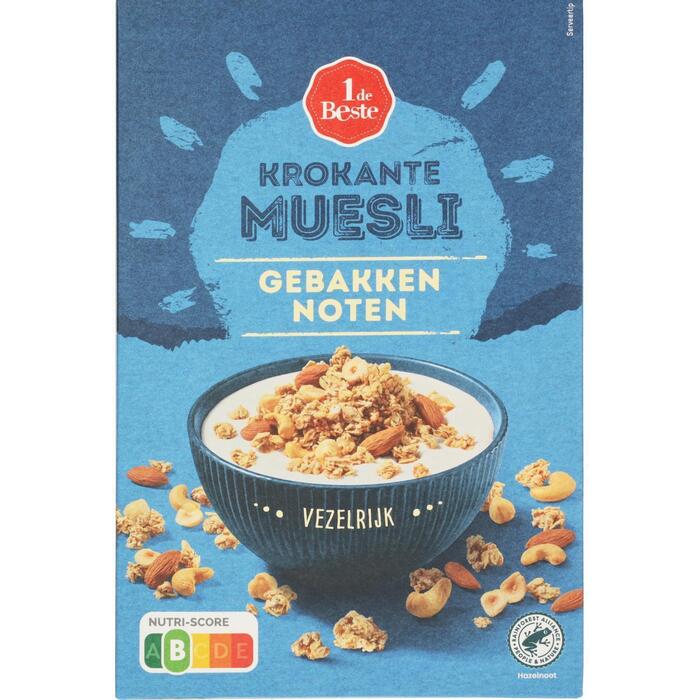 1 de Beste Krokante muesli gebakken noten (400g)