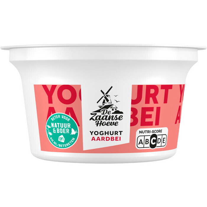 De Zaanse Hoeve Aardbeienyoghurt (mager) (150g)