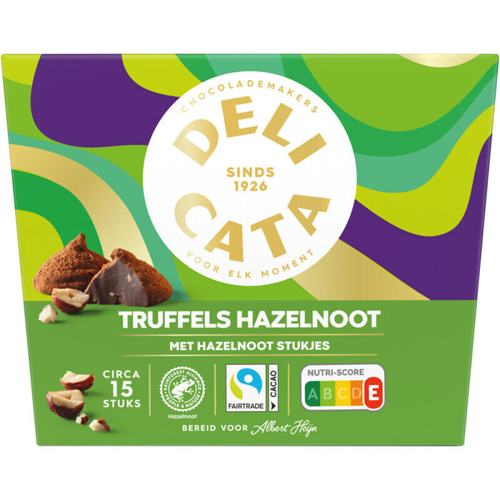 Delicata Truffels hazelnoot (150g)