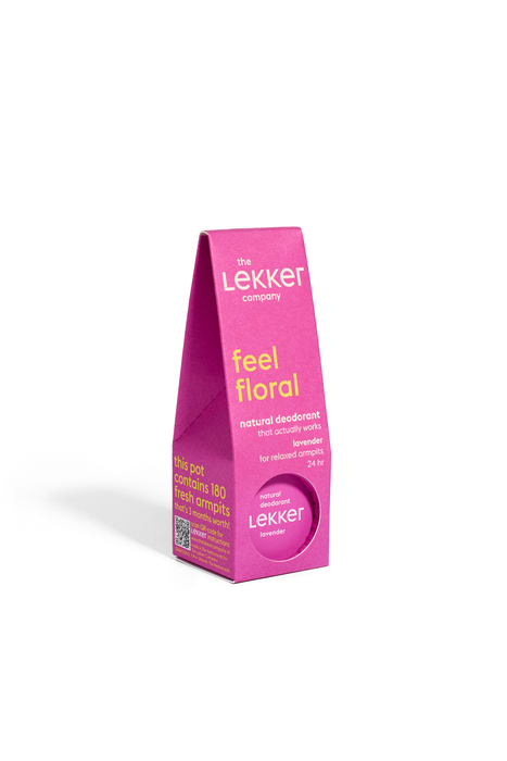 The Lekker Company Natuurlijke deodorant lavendel (30g)