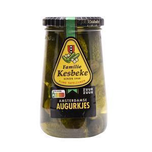 Kesbeke amsterdamse zure augurkjes zuur zuur 370ml (37cl)