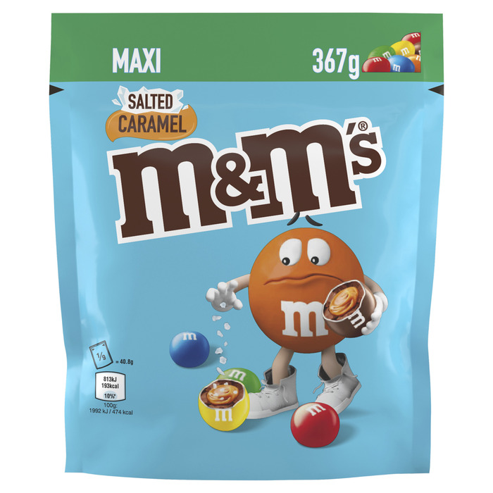 M&M'S Salted caramel chocolade 367 g (367g)