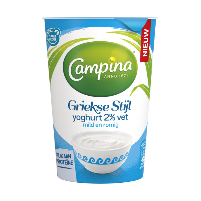 Campina Yoghurt Griekse Stijl 2% Vet 450g (450g)