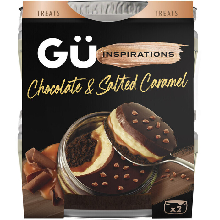 Gü Chocolate & salted caramel cheesecakes (183g)