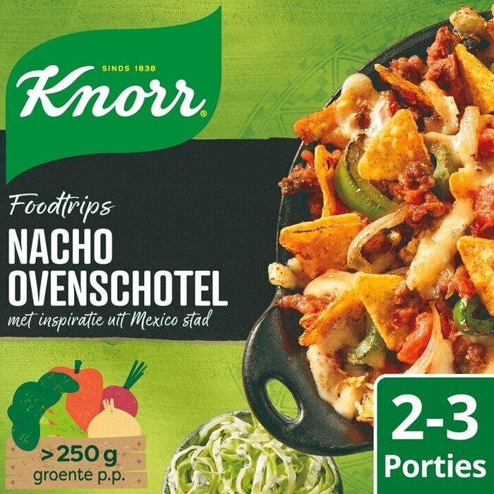 Knorr Wereldgerechten Foodtrips Nacho Ovenschotel 190 g (Pak, 190g)