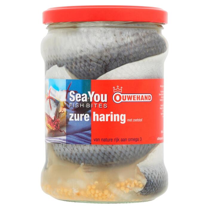 Sea You Fishbites, Zure Haring, MSC (pot 515g) (Pot, 515g)