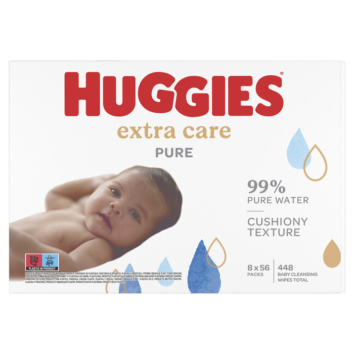 Huggies Babydoekjes - Pure Extra Care 5 sc