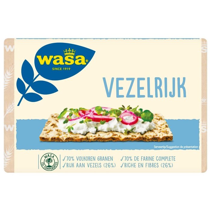 Wasa Vezelrijk (Pak, 300g)